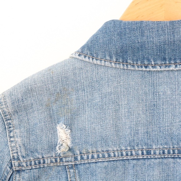 American Eagle Cropped Denim Jacket - Picture 5 of 8